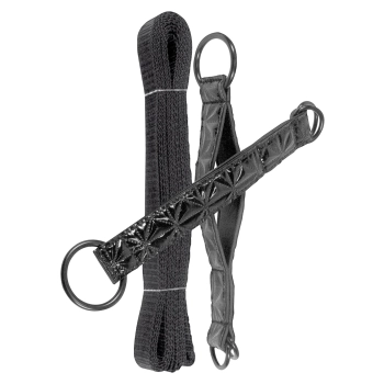 Wiązania-SINFUL BED RESTRAINT STRAPS BLACK