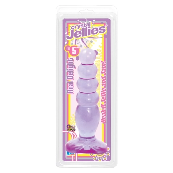 Plug-CRYSTAL JELLIES ANAL DELIGHT PURPLE