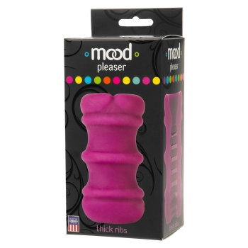 Masturbator-MOOD PLEASER UR3 THICK RIBBED PRPLE