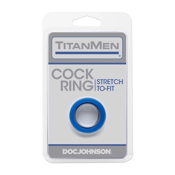 Pierścień-TITANMEN COCKRING BLUE