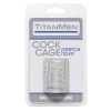 Pierścień-TITANMEN COCKCAGE CLEAR