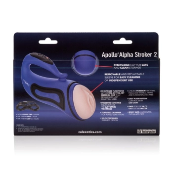 Masturbator-APOLLO ALPHA STROKER 2 BLUE