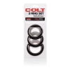 Pierścień-COLT 3 RING SET BLACK