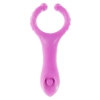 Pierścień-VIBRATING CLIT-STIM C-RING PURPLE