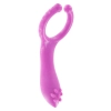 Pierścień-VIBRATING CLIT-STIM C-RING PURPLE