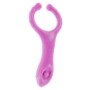 Pierścień-VIBRATING CLIT-STIM C-RING PURPLE