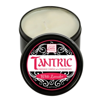 Świeca/krem-TANTRIC CANDLE W PHER. WHITE LAVEND