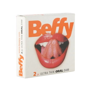 Prezerwatywy-BEFFY ORAL DAM (2 PCS)