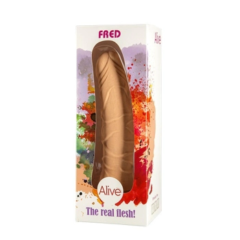 Penis grube nabrzmiałe żyły naturalny dildo 21cm