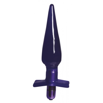 Plug/vibr-Power Trainer Butt Plug ~ Purple (Batts Inc)