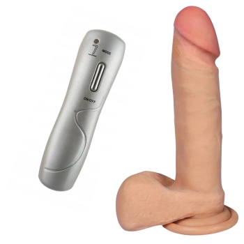 Wibrator realistyczny Kronos Loveclonex cyber skóra 18 cm