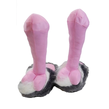 Kapcie pluszowe penis 29cm śmieszny prezent 18