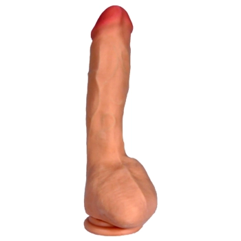 Dildo penis z cyberskóry naturalny 7trybów 25cm