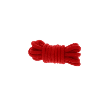 Wiązania-BONDAGE ROPE 3 METER RED