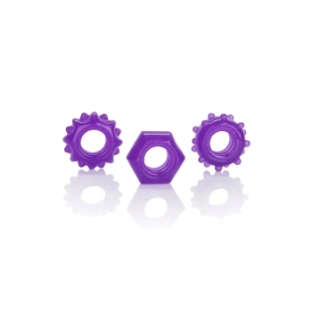 Pierścień-REVERSIBLE RING SET PURPLE