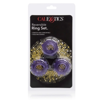 Pierścień-REVERSIBLE RING SET PURPLE