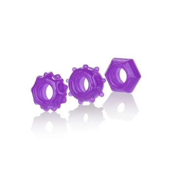 Pierścień-REVERSIBLE RING SET PURPLE