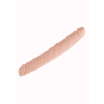 Dwustronny wyginany penis dildo sex członek 30cm