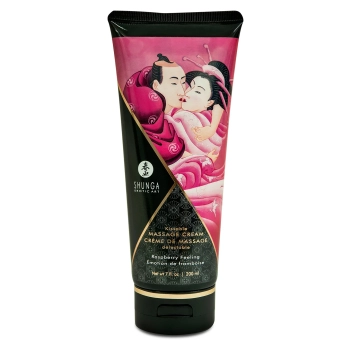 Świeca/krem-MASSAGE CREAM RASPBERRY 20O ML