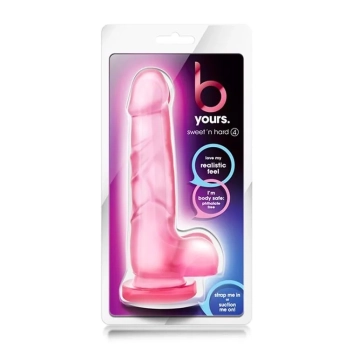 Dildo żelowe Blush B Yours Sweet n Hard 4 różowe