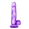 Żelowy gruby penis dildo z mocną przyssawką 19 cm