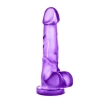 Żelowy gruby penis dildo z mocną przyssawką 19 cm