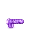 Żelowy gruby penis dildo z mocną przyssawką 19 cm