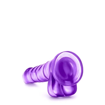 Żelowy gruby penis dildo z mocną przyssawką 19 cm