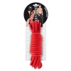 Wiązania-BONDAGE ROPE 5 METER RED