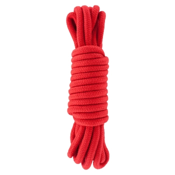 Wiązania-BONDAGE ROPE 5 METER RED