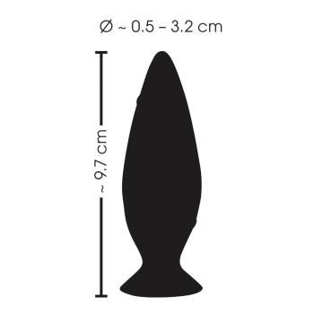 Spiczasty korek analny silikonowy sex plug 9cm