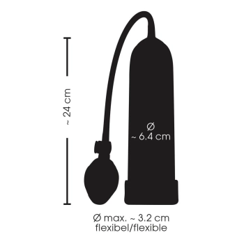 Pompka próżniowa do powiększania penisa członka