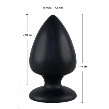 Duży korek analny plug zatyczka silikonowa 14cm