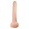 Dildo jak penis z jądrami żyłami przyssawka 21cm