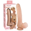 Dildo jak penis z jądrami żyłami przyssawka 21cm