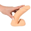 Dildo realistyczne penis naturalny z jądrami 20cm