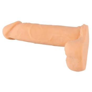 Dildo realistyczne penis naturalny z jądrami 20cm