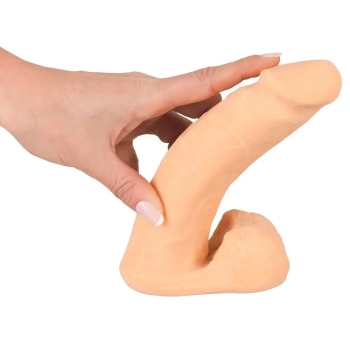 Dildo realistyczne penis naturalny z jądrami 20cm