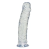 Przezroczyste dildo jak penis realistyczne 19cm