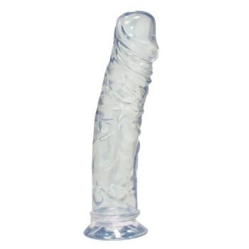 Przezroczyste dildo jak penis realistyczne 19cm