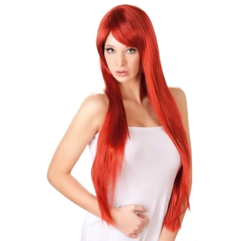 Long Straight Red Wig