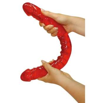 Dildo penis podwójna penetracja lesbijskie 43cm