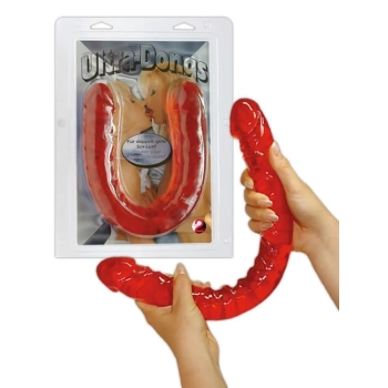 Dildo penis podwójna penetracja lesbijskie 43cm