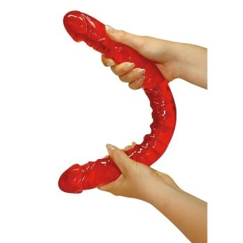 Dildo penis podwójna penetracja lesbijskie 43cm