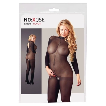 Kuszące bodystocking prześwitujący do seksu XL/2XL