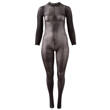 Kuszące bodystocking prześwitujący do seksu XL/2XL