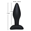 Zgrabny mały korek plug analny sex zatyczka 9cm