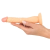 Dildo na przyssawce naturalny rozmiar wąskie 18cm