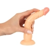 Dildo na przyssawce naturalny rozmiar wąskie 18cm