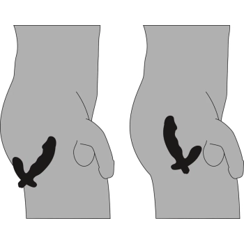 Męski wibrator analny do stymulacji prostaty 15cm